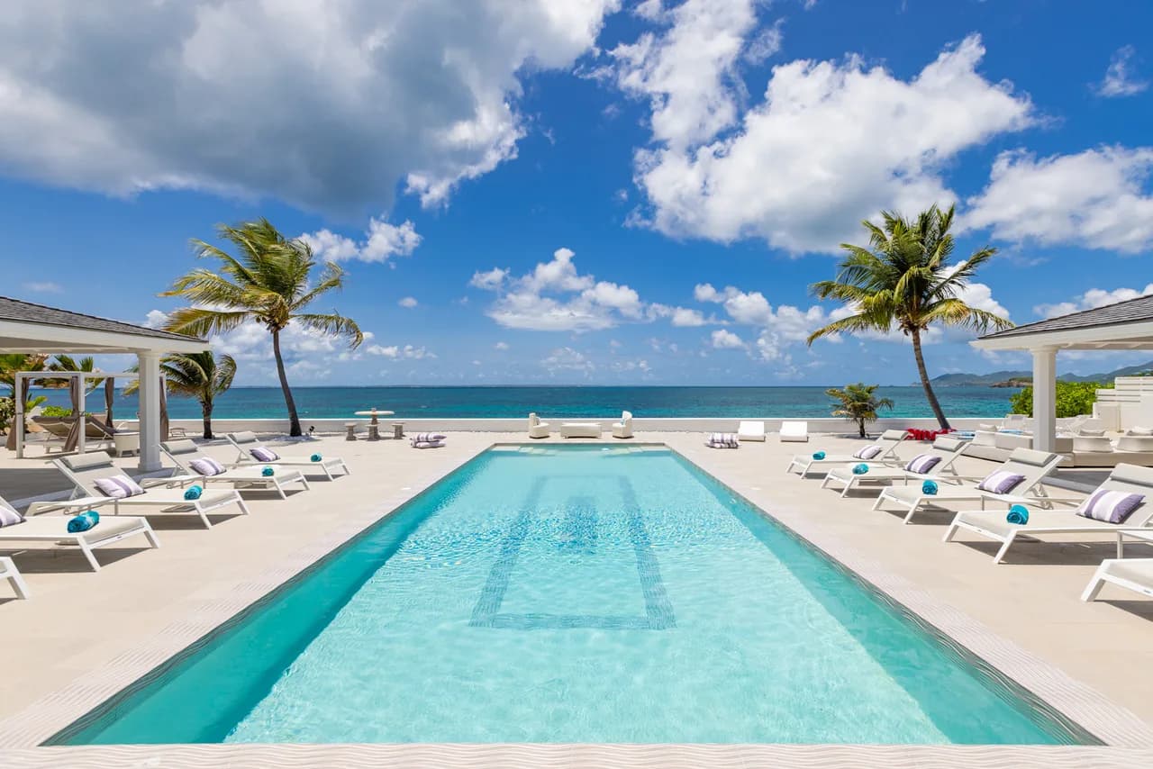 Villa privada frente a la playa de siete dormitorios en Saint Martin, foto 2