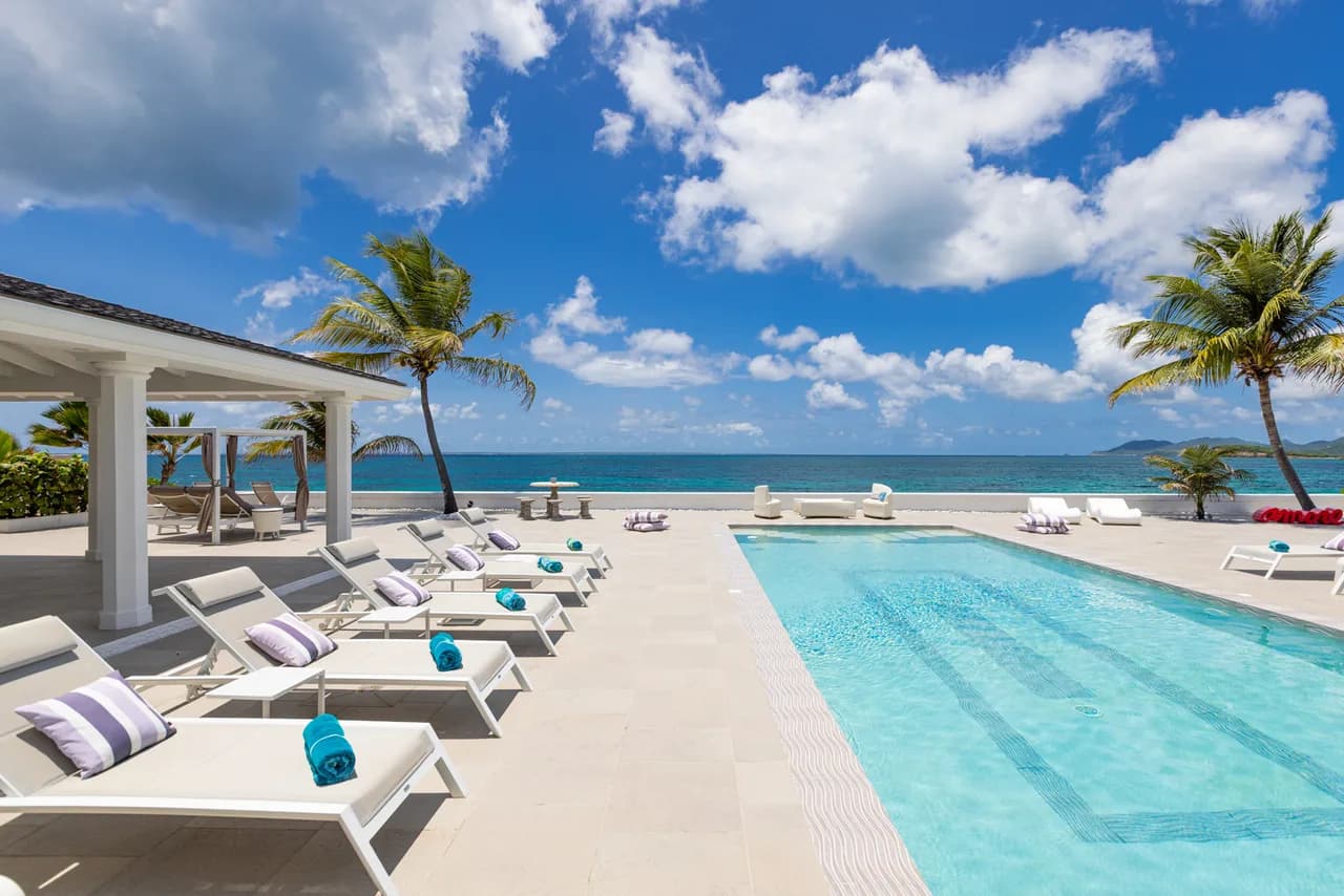 Villa privada frente a la playa de siete dormitorios en Saint Martin, foto 3
