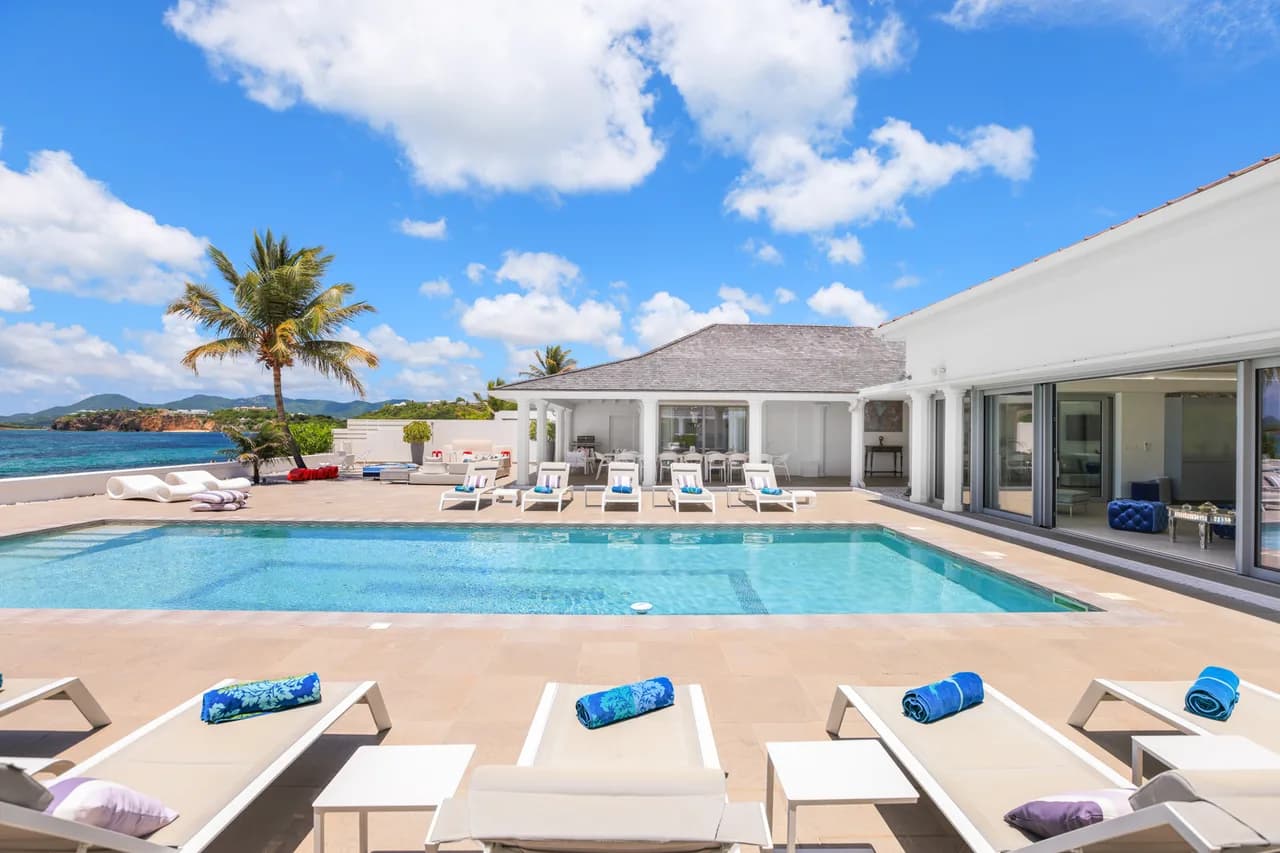 Villa privada frente a la playa de siete dormitorios en Saint Martin, foto 4
