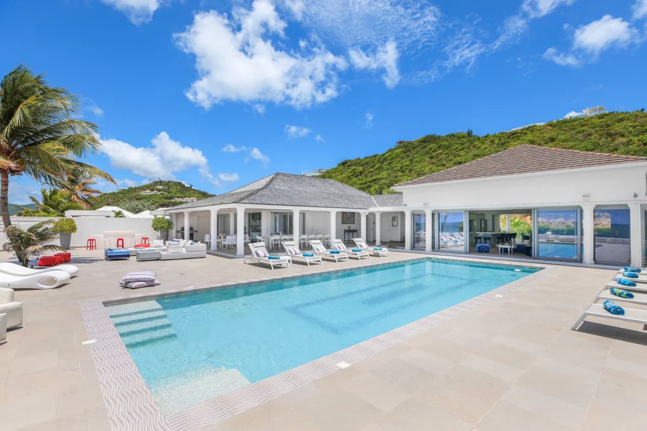 Villa privada frente a la playa de siete dormitorios en Saint Martin, foto 5