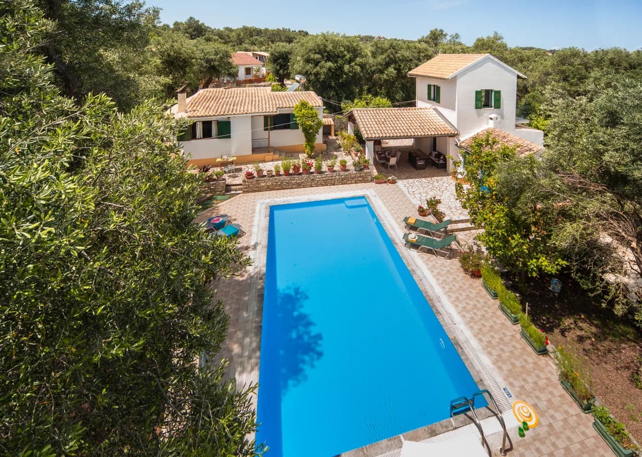 Serene Garden Villa in Loggos, Paxos, Greece