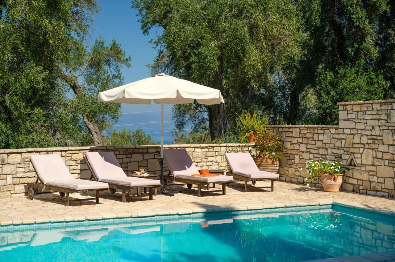 Garden-View Two Bedroom Villa in Loggos, Paxos, foto 3