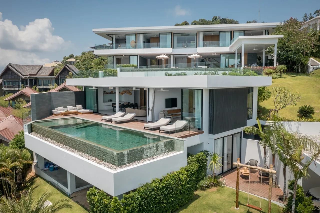 World-Class Seaview Villa in Baan Plai Laem, Foto 3