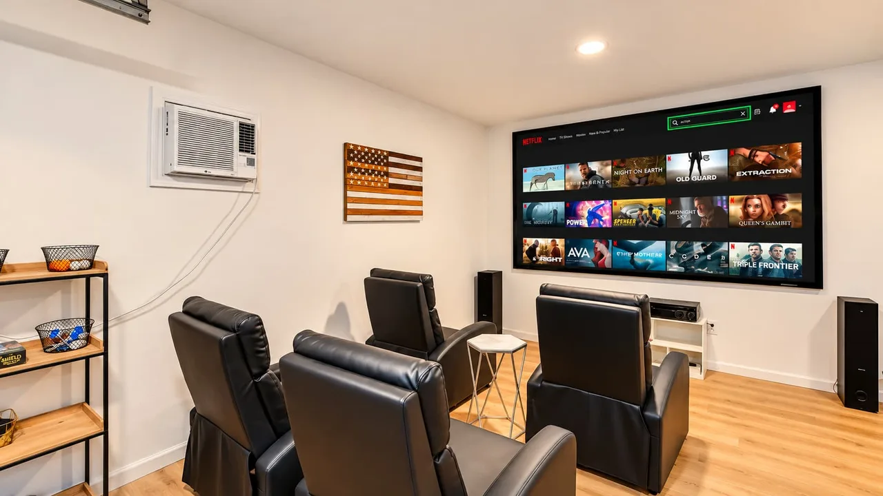 Maison Chic 6BR/3B avec Piscine, Salle de Médias/Salle de Jeux, photo 3