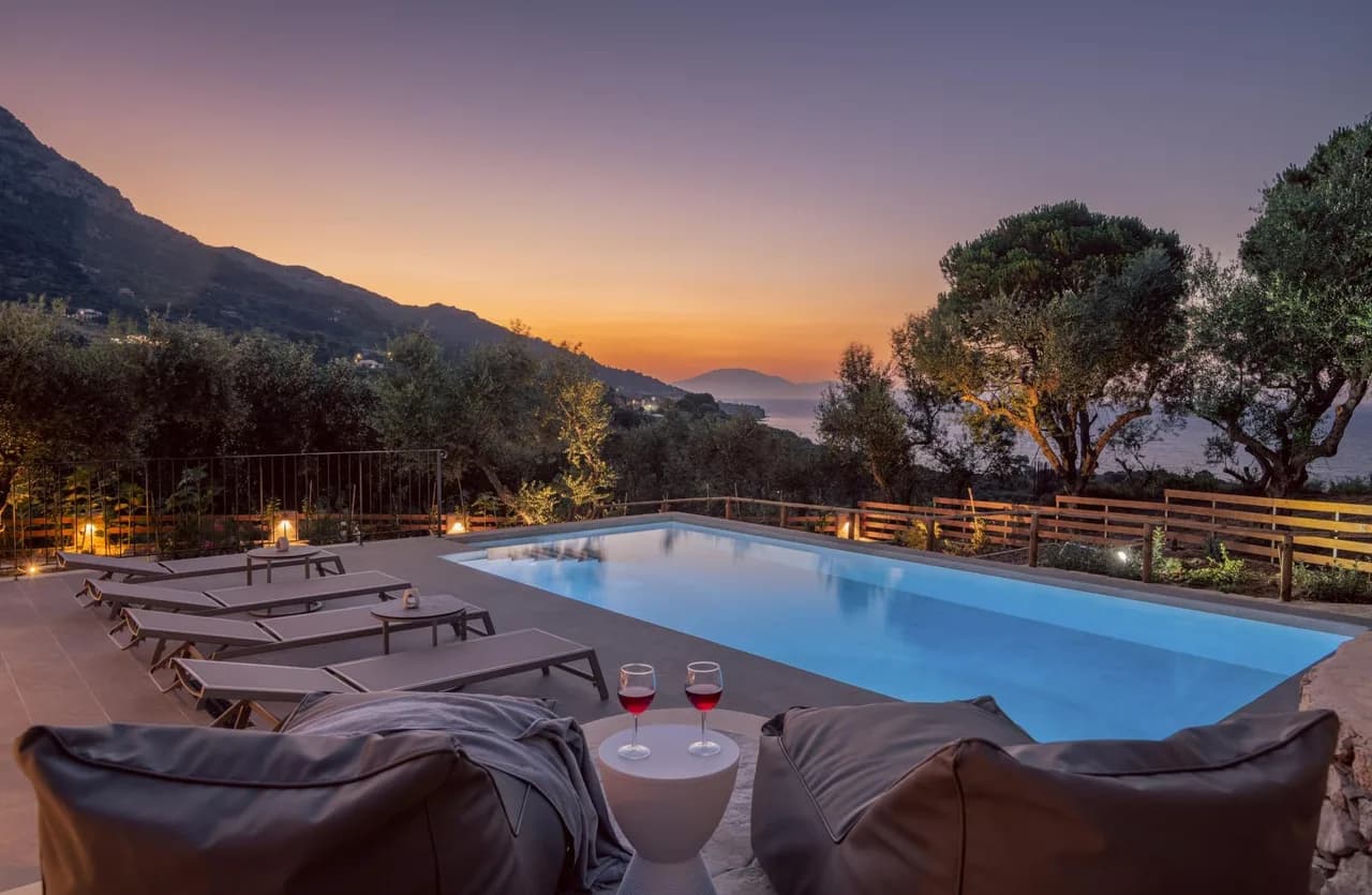 Terrace Three-Bedroom Villa in Ano Vasilikos, Zakynthos