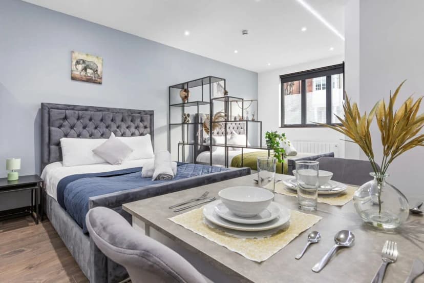 Serviced Studio Flat near Camden Euston Station