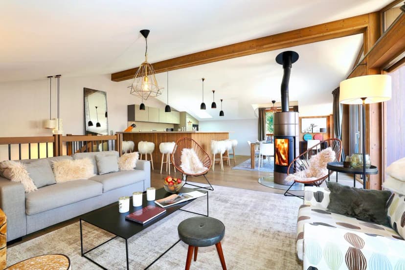Alpine View Four-Bedroom Chalet in French Alps