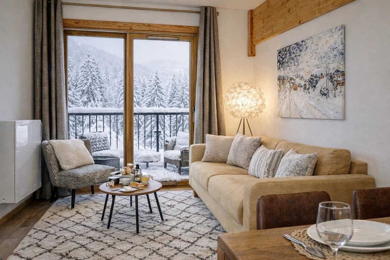 Mountain View Three Bedroom Apartment in French Alps photo 3