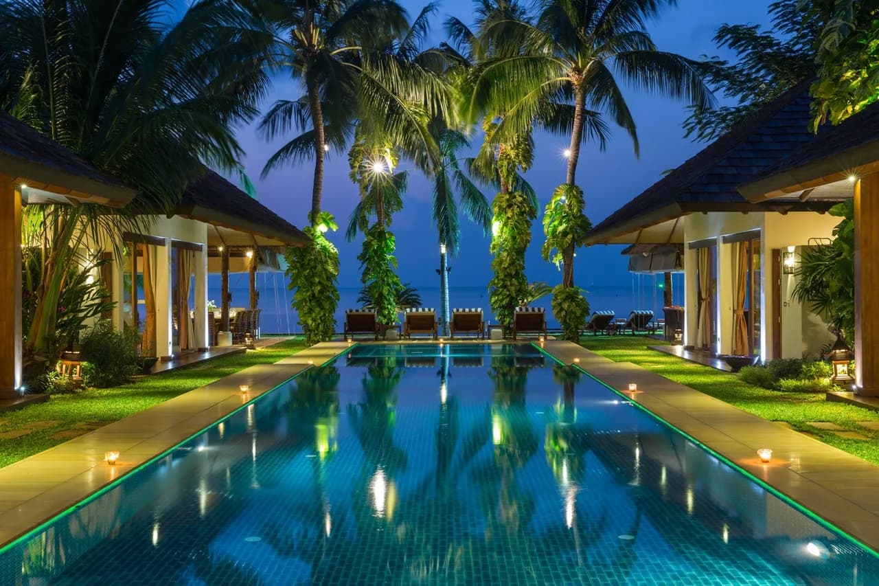 Beachfront Six Bedroom Villa in Plai Laem, Foto 5
