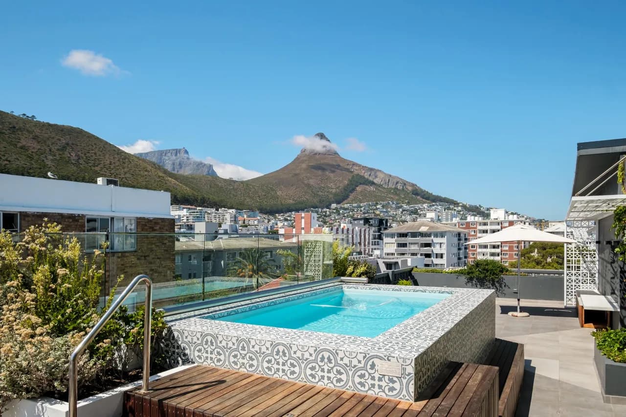 Oceanview Rooftop Apartment in Sea Point, Cape Town, Foto 3