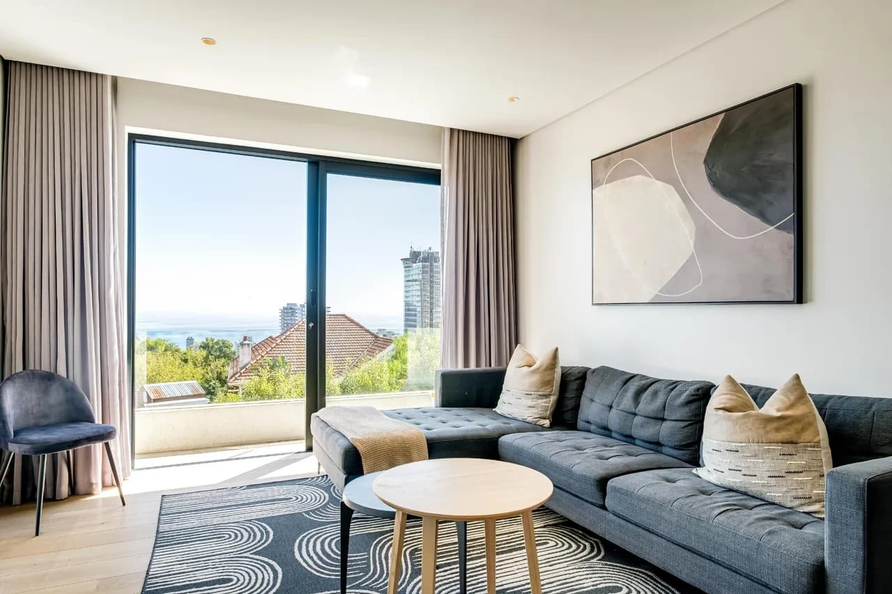 Central Modern One-Bedroom Apartment in Sea Point, Cape Town, Foto 5