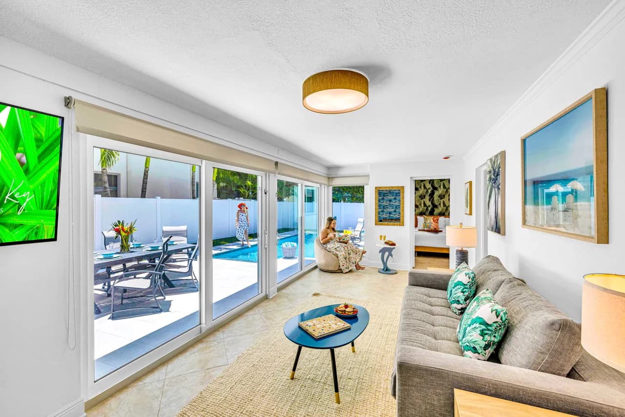 Steps to Beach Three Bedroom Villa in Fort Lauderdale, foto 2