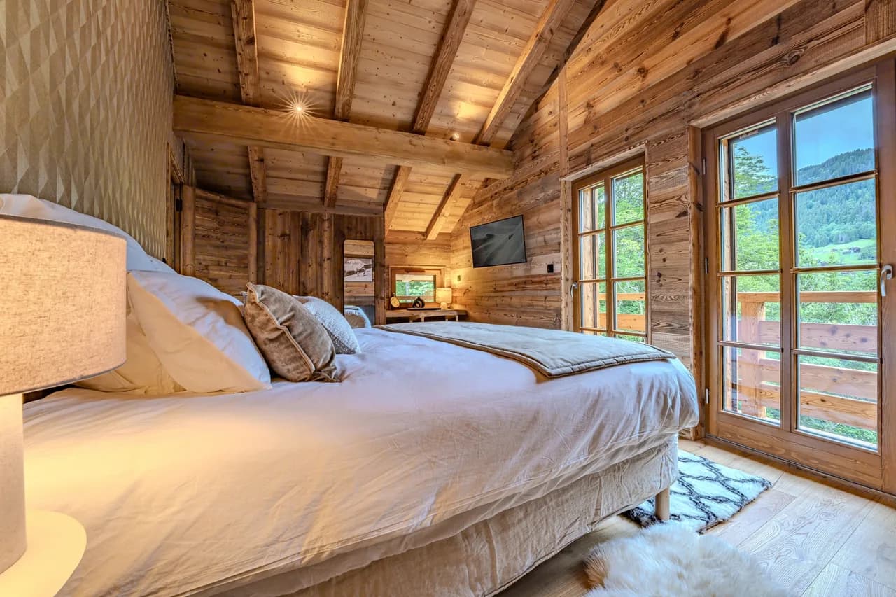 Charmantes Ski-Chalet mit Sauna in Megève, Foto 4