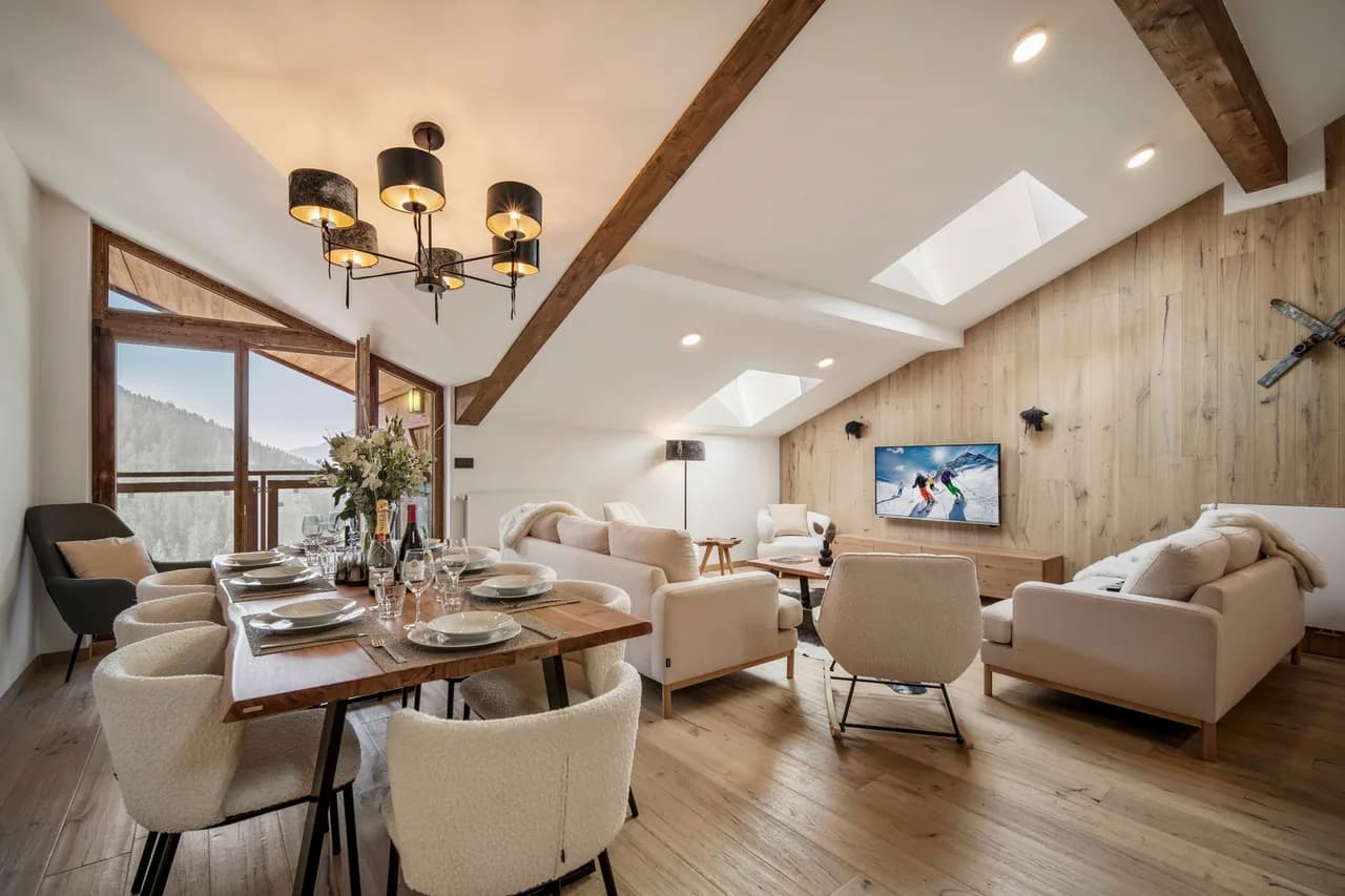 Penthouse de Lujo con Vista a la Montaña en Courchevel, foto 2