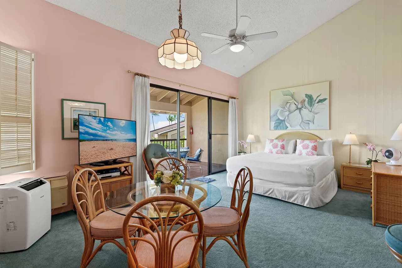 Wailea Ekahi 12D - Budget Friendly Ocean View Studio w/ Lanai, Kitchen, WD, & AC, Foto 3