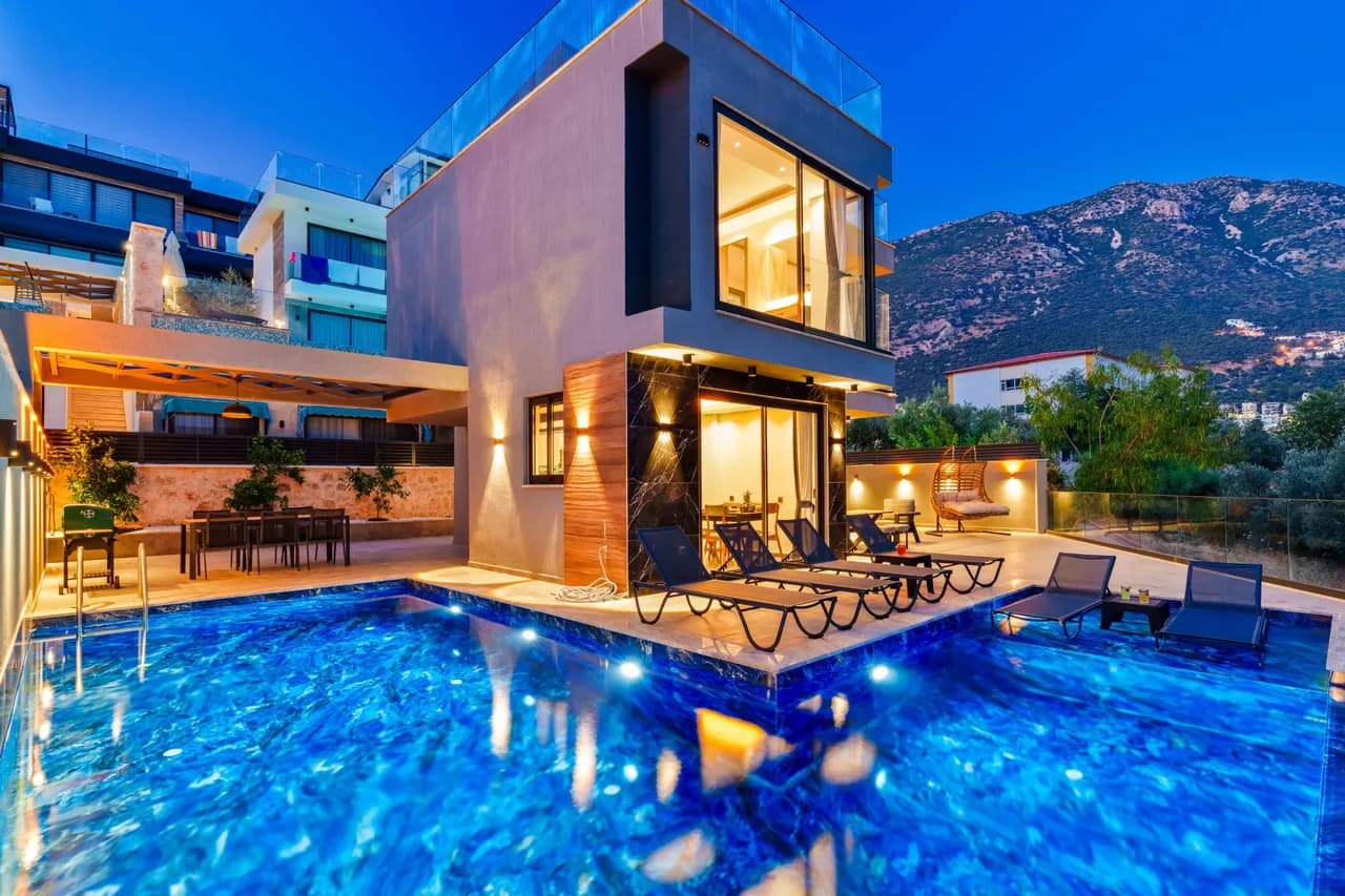Balcony Terrace Villa in Kalkan photo 4