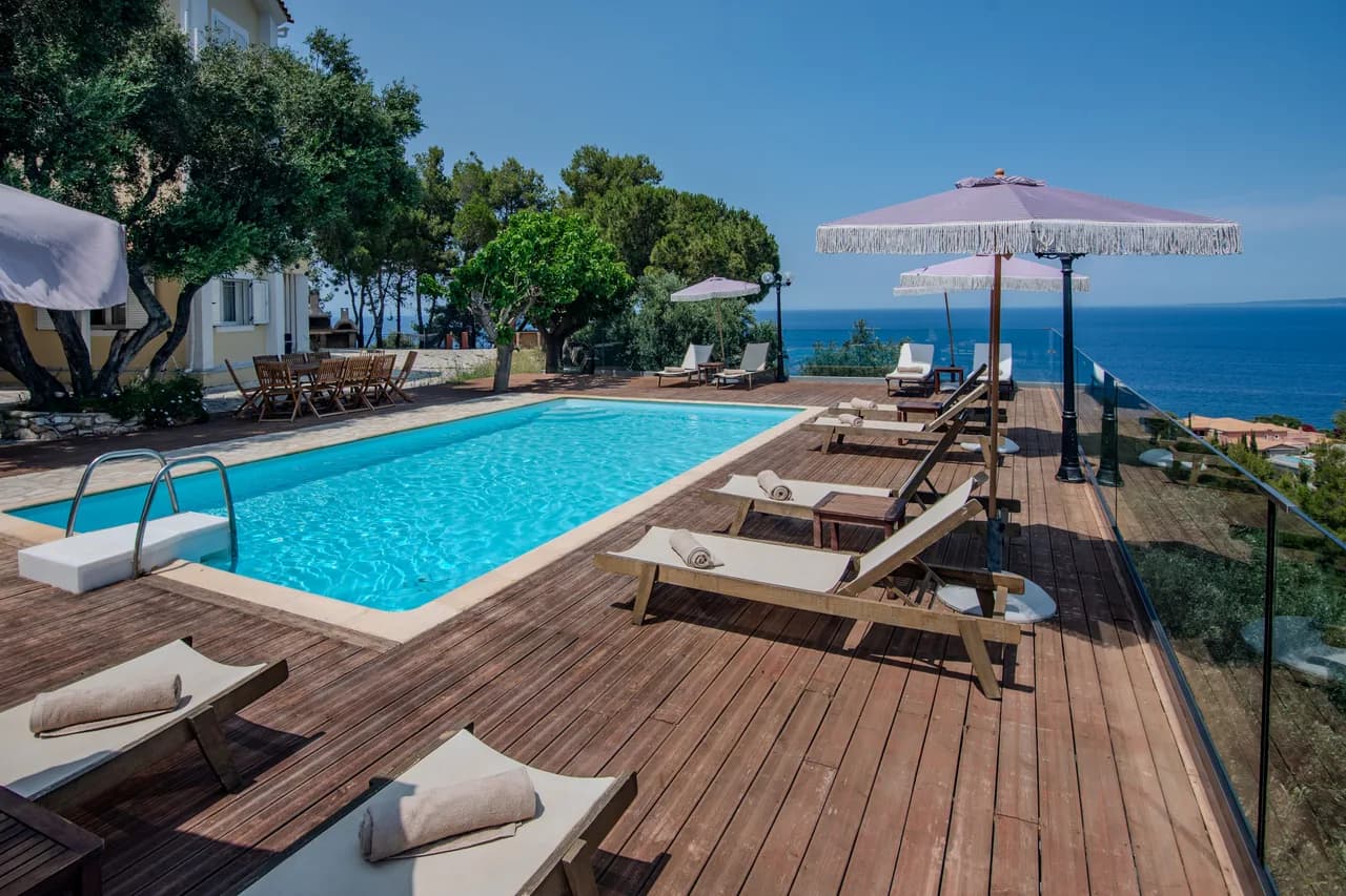 Seaview Villa with Private Pool in Argassi, Zakynthos, Greece, Foto 2