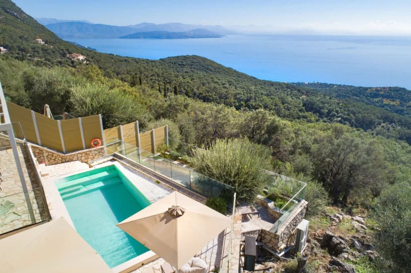 Mountain View Villa in Corfu
