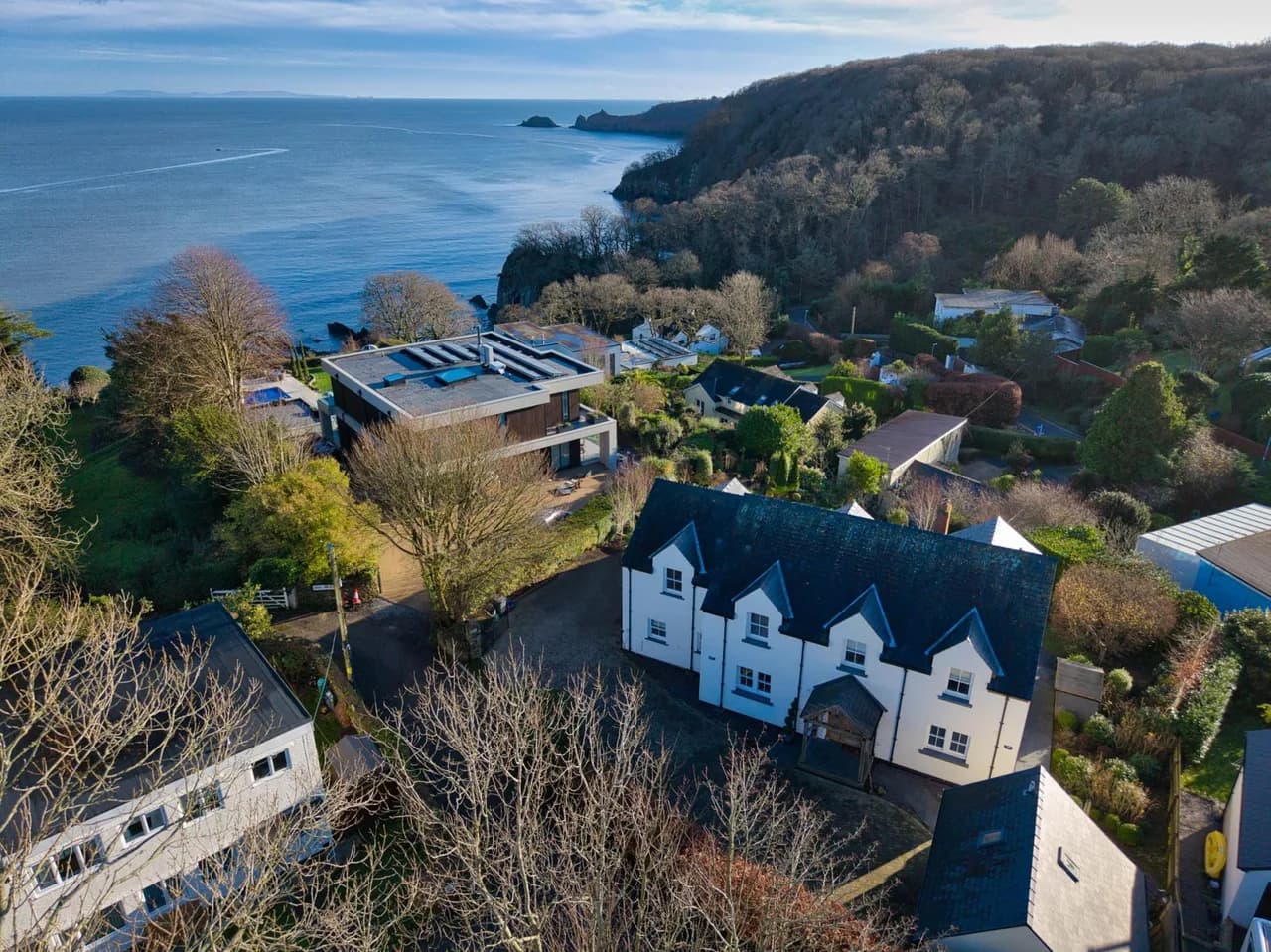 Jacuzzi Terrace Villa in Saundersfoot