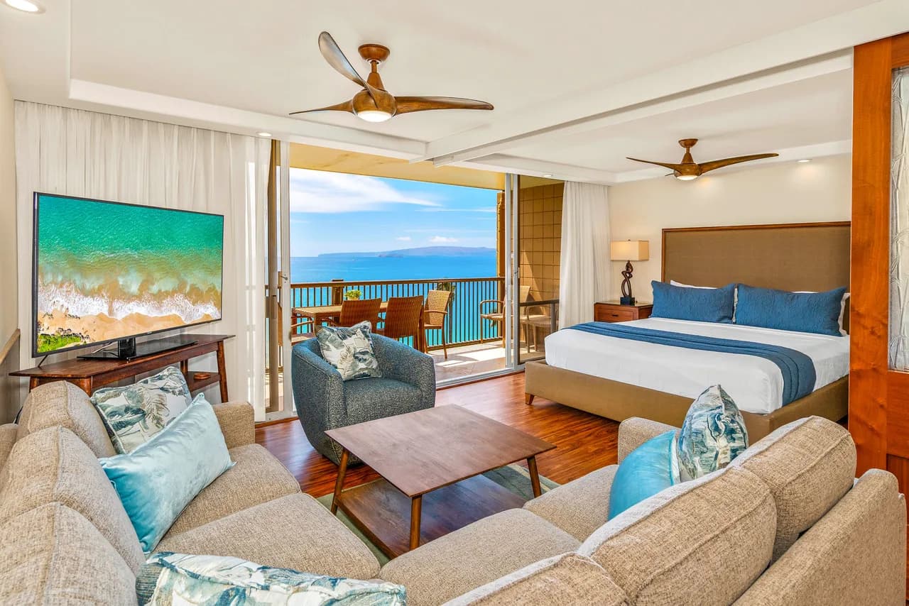 Mana Kai 811 - Direkt am Meer, oberste Etage, atemberaubende Renovierung, 2BR, Kings, Split-AC, Foto 3