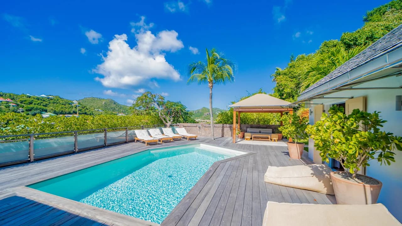 St. Jean Hilltop Three-Bedroom Villa with Pool photo 2