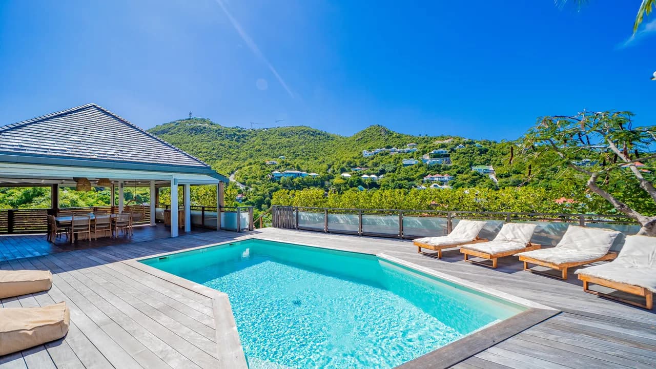 St. Jean Hilltop Three-Bedroom Villa with Pool photo 3