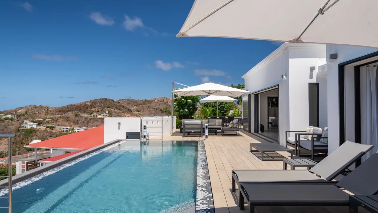 Modern Paradise Villa on the Hills of Grand Cul de Sac photo 2