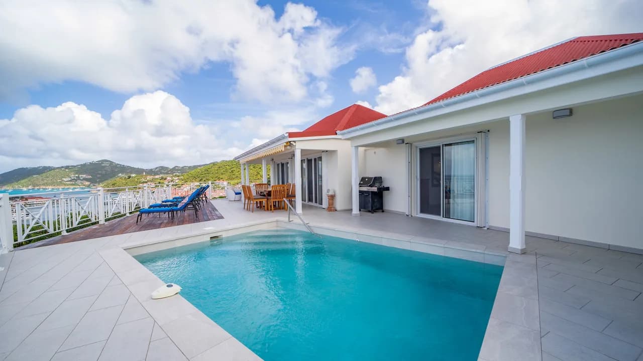 Enjoy Sunset of Gustavia Port in Posh Creole-Style Villa photo 2