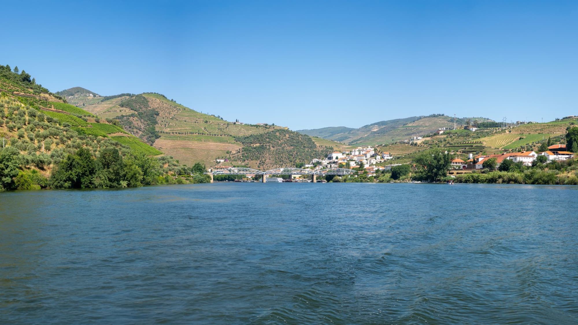 Explore the lush vineyards and serene river in Portugal's Douro Valley, a UNESCO World Heritage site.