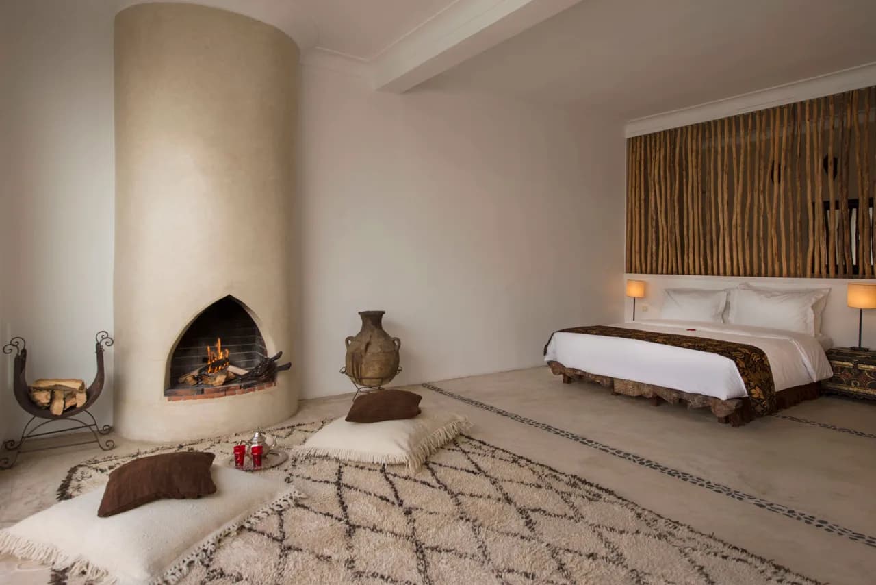 Habitación Suntuosa Con Una Atmosfera Vehemente