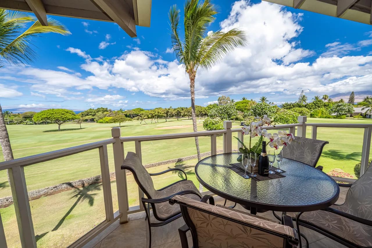 Golf Course View Condominium in Wailea Maui