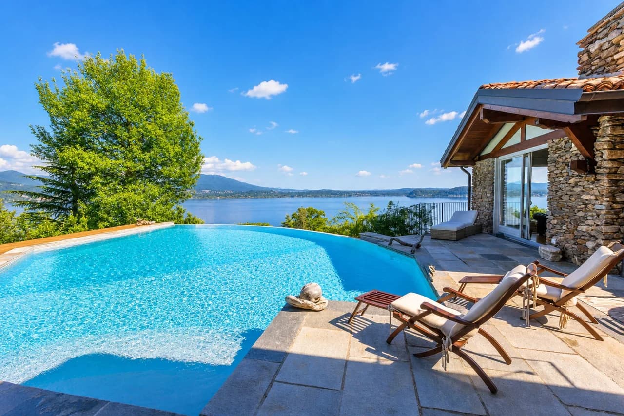 Private Hilltop Villa in Belgirate, Piedmont, Italy
