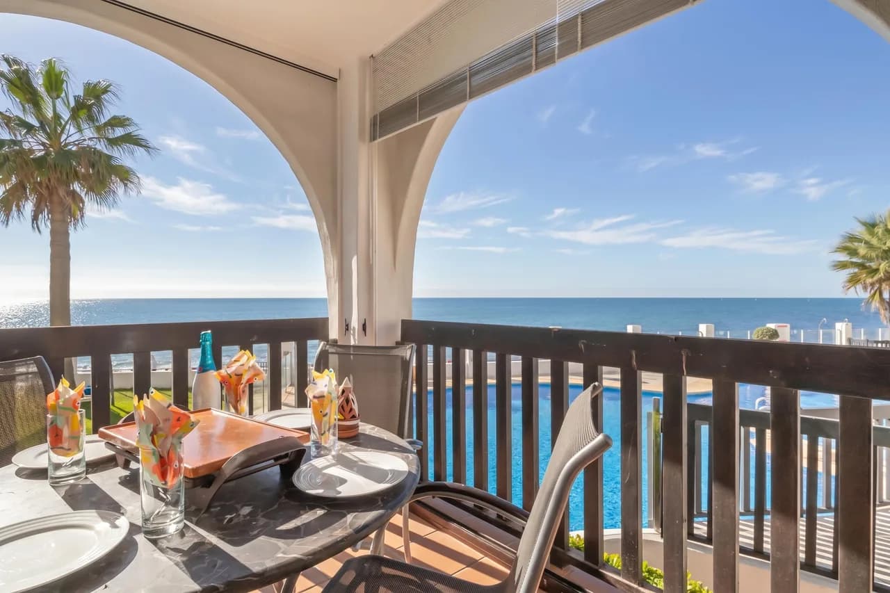 Beachfront Apartment in Mijas Costa