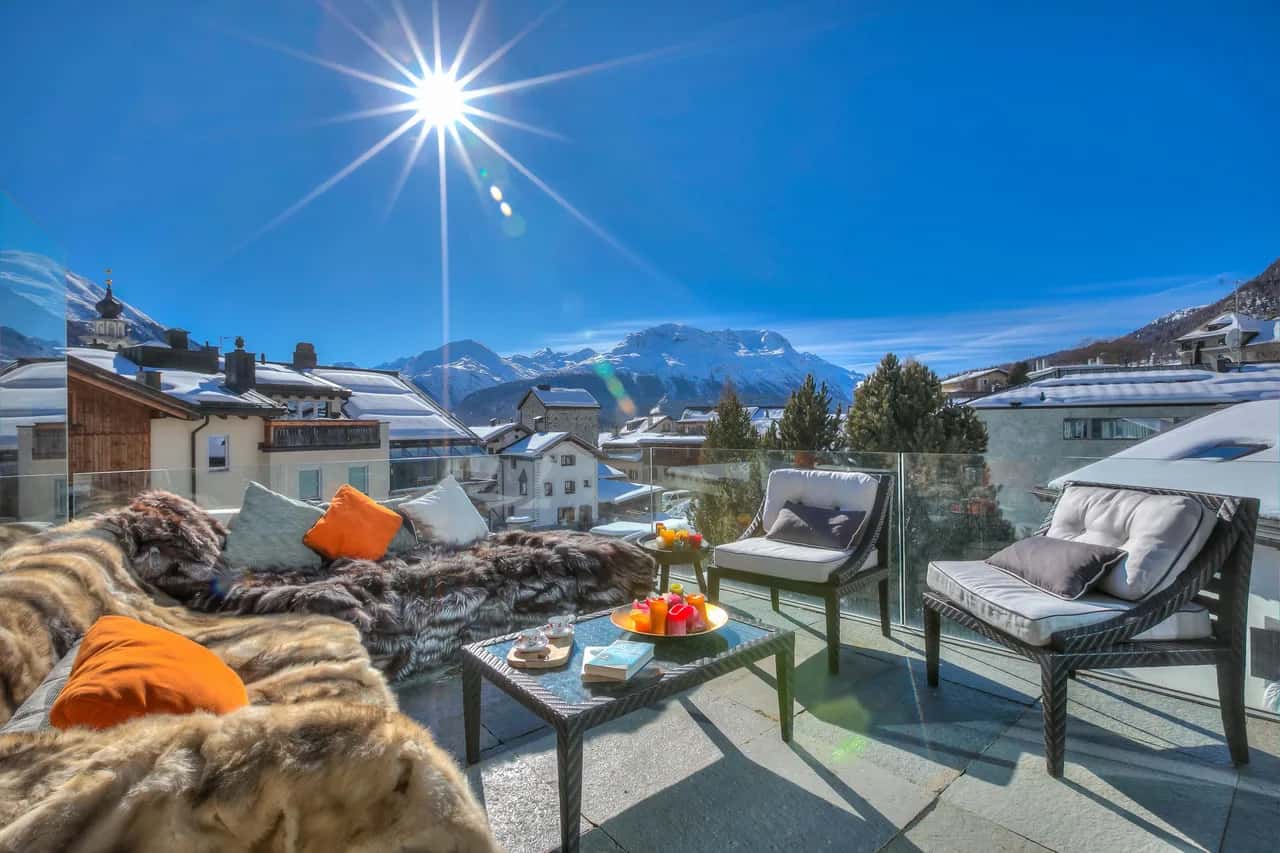 Boutique Chalet Moritz for 12 with Sauna