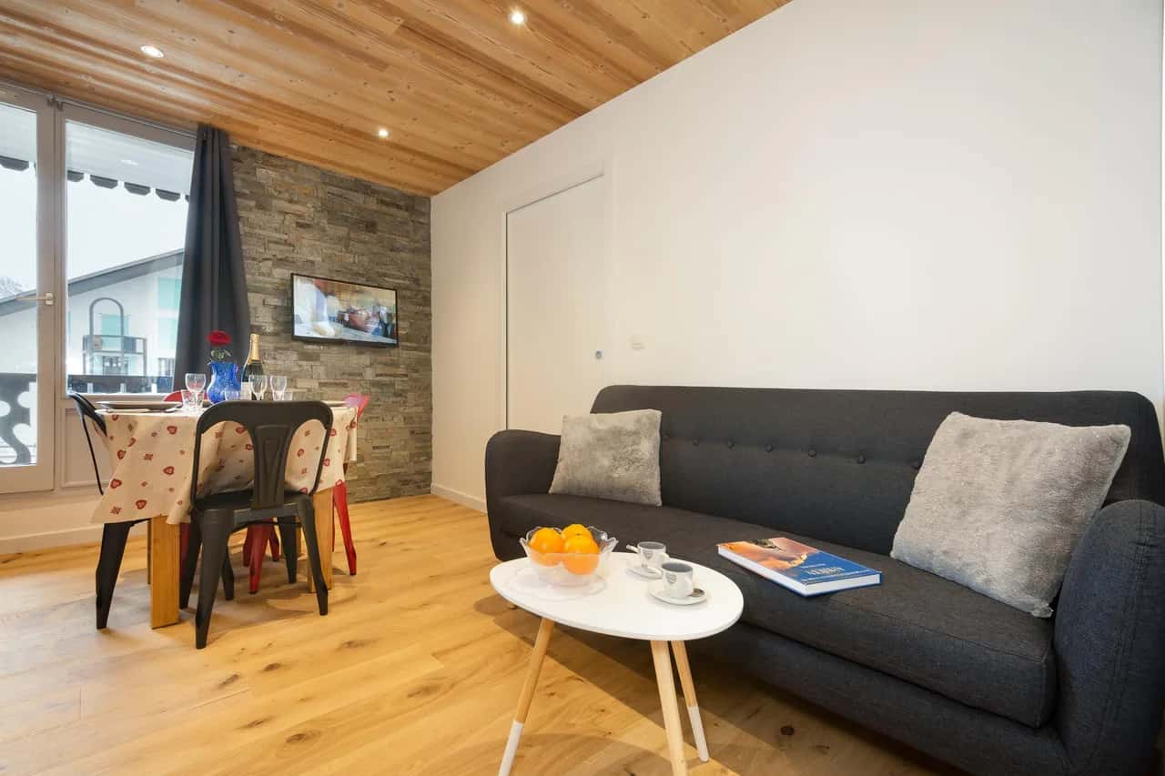 Cham Sud Chailloud202 Zu Fuß zur Aiguille du Midi | 2BR Balkon