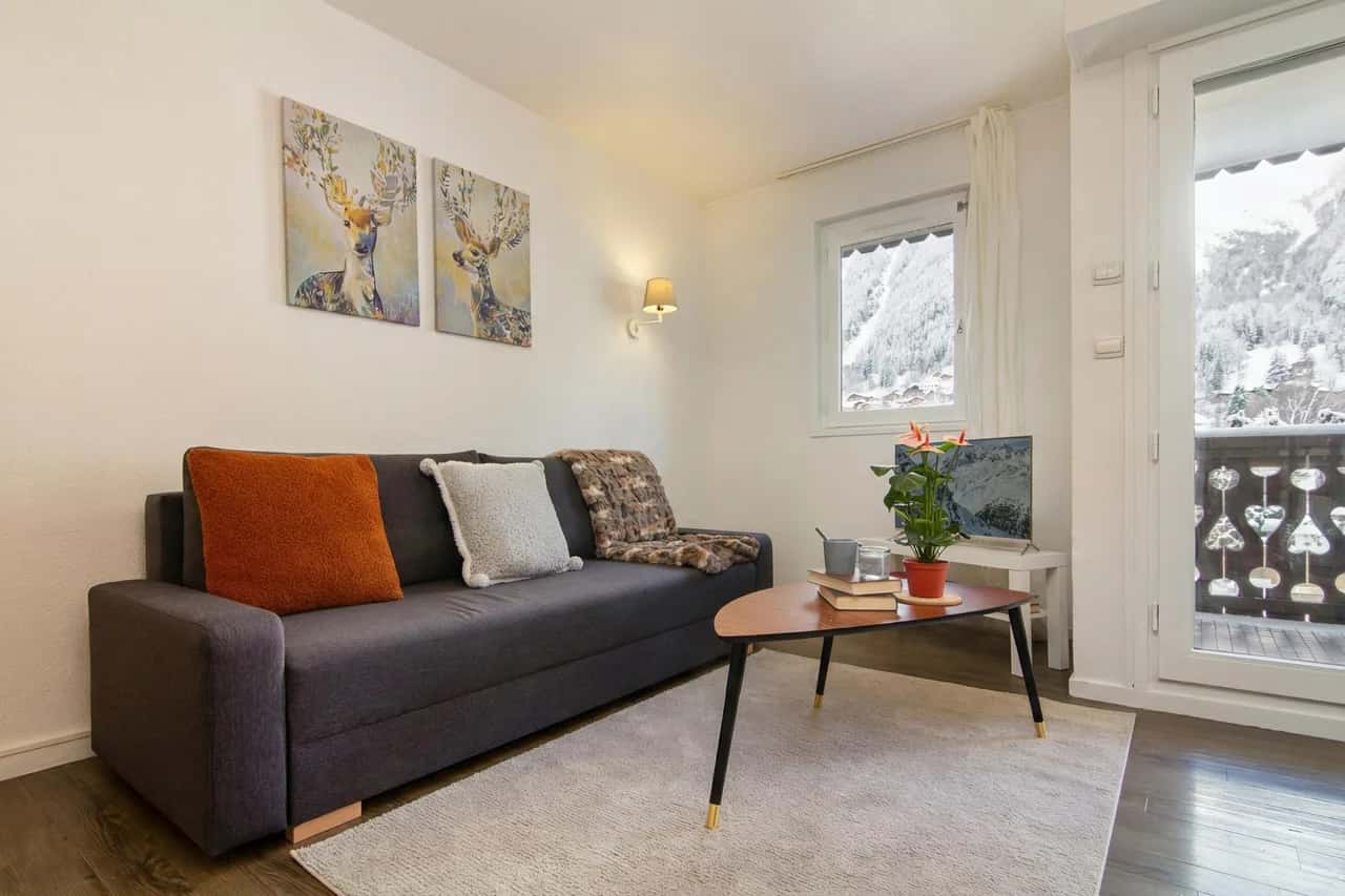 Cham Sud Rivière 407 mit Bergblick-Balkon für 4 Personen