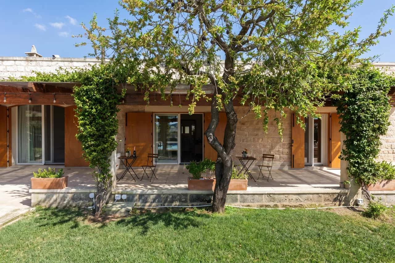 Masseria Misocampo Tirì with Garden, AC, Parking