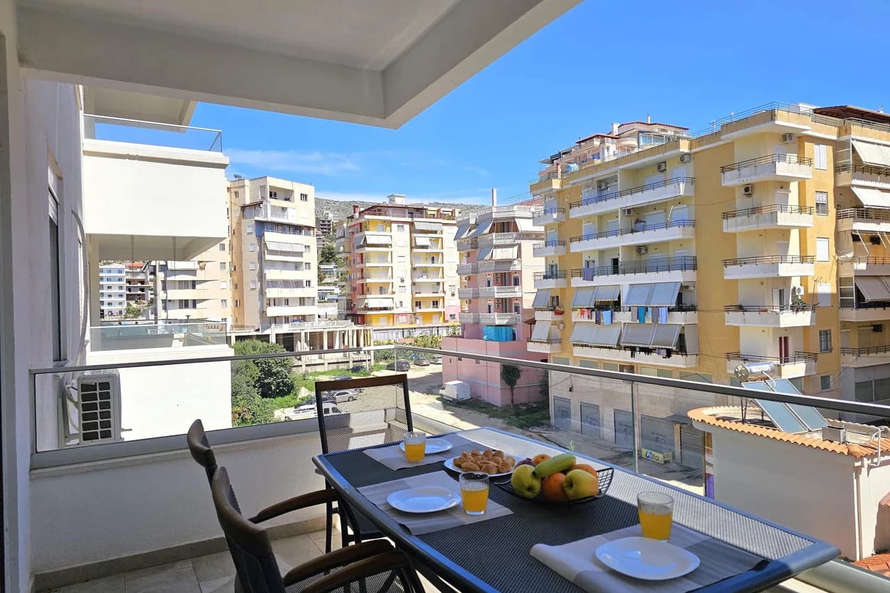 Holiday Apartment In Saranda - 003 With Balcony