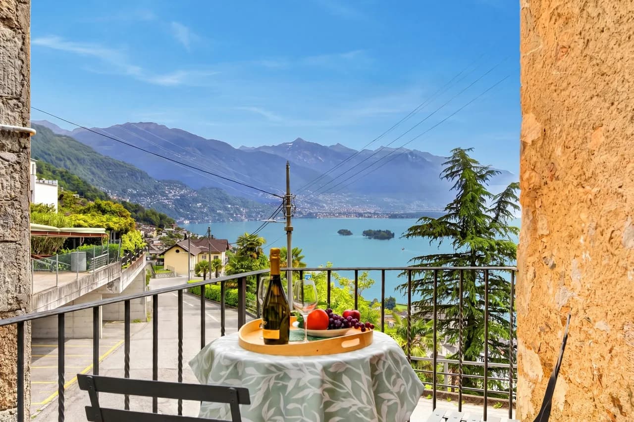 Casa Berta Brissago 1 with Balcony for Four
