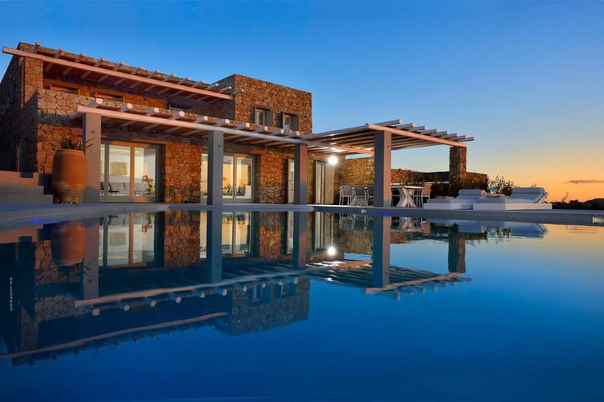 Mykonos Luxury Villa with Pool Jacuzzi