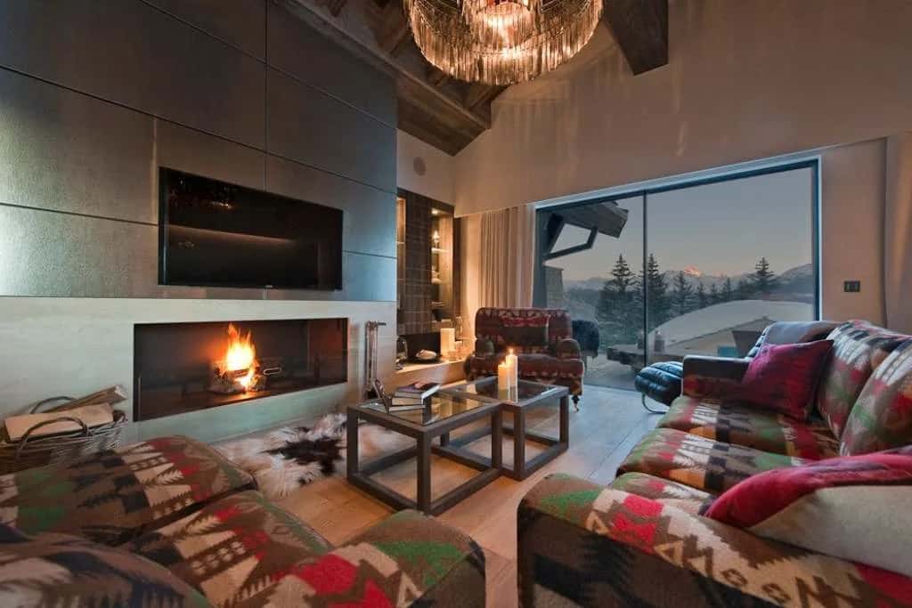 Chalet de Inspiración Oriental en las Montañas