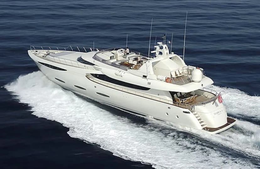 35.05m Luxurious Motor Yacht With On-Deck Sauna And Jacuzzi
