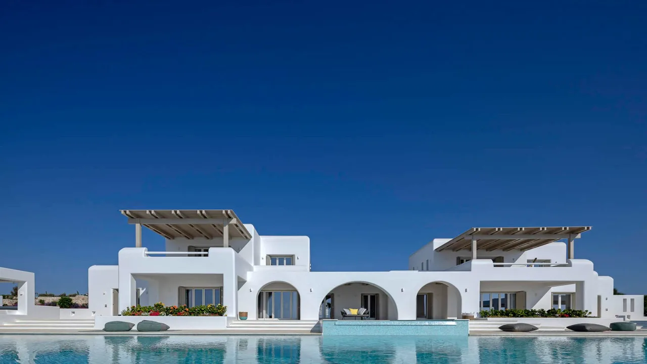 Large Beachfront Villa With Panoramic Sea Views