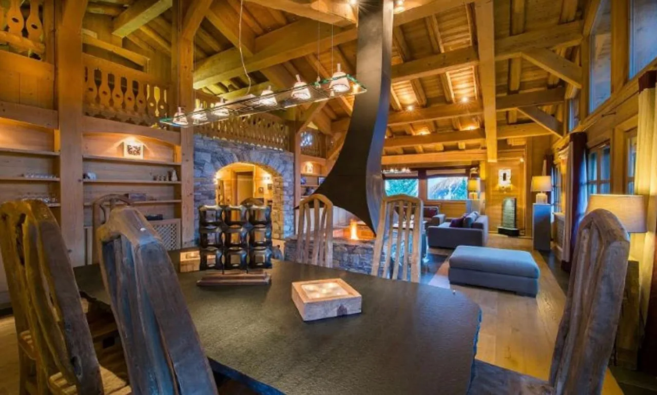 Chalet mit ruhiger und warmer Atmosphäre