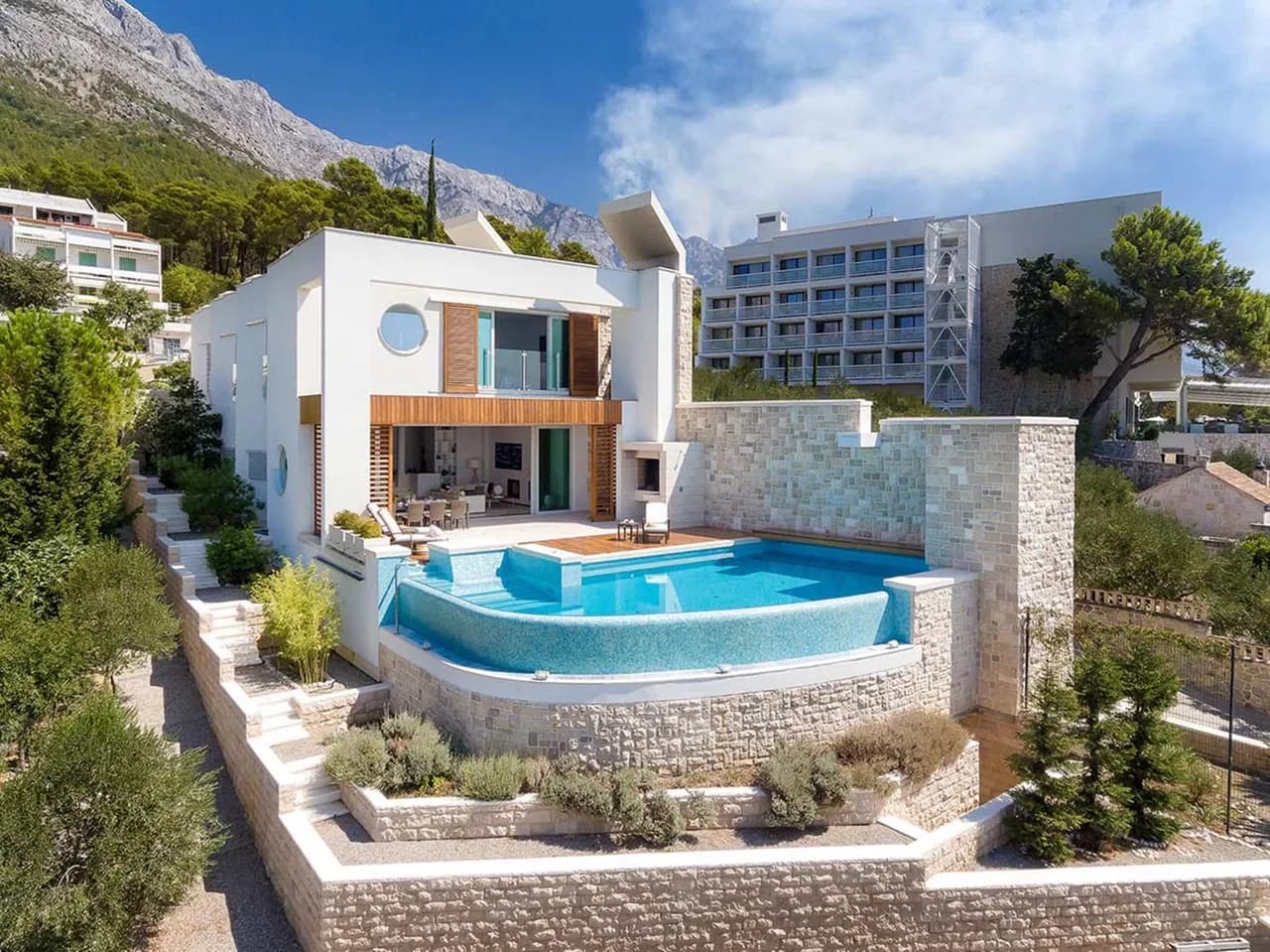 Strandvilla an der schönen dalmatinischen Küste