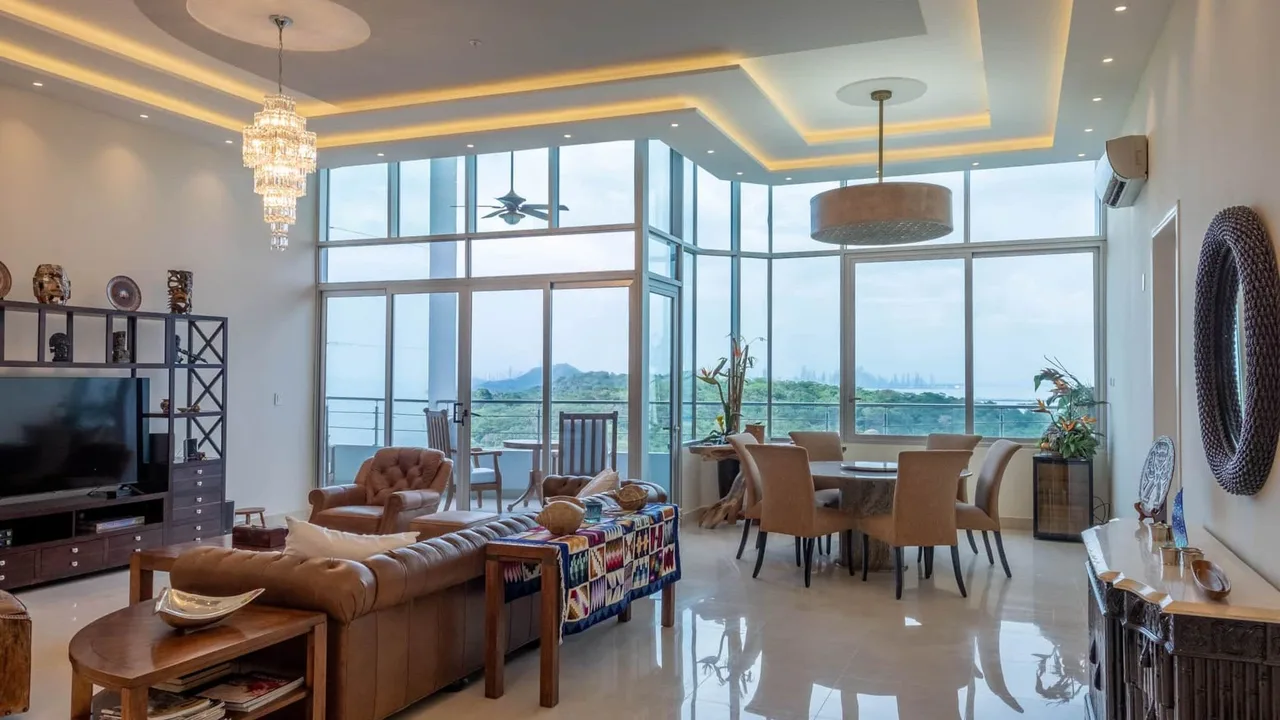 4-Bedroom Uniquely Designed Penthouse With Balcony