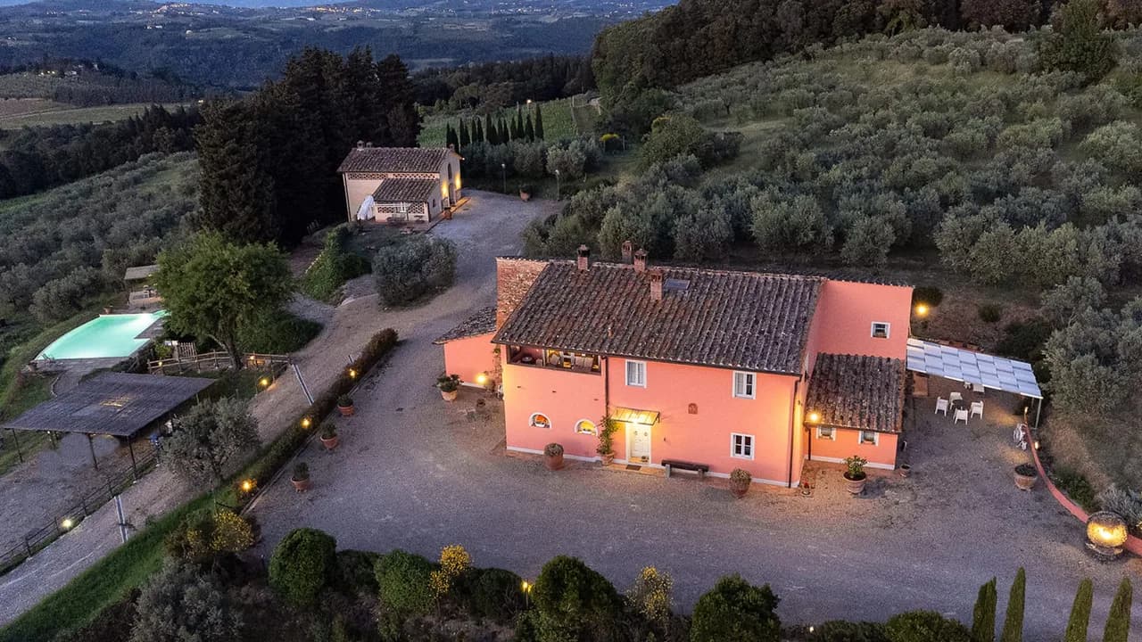 Malersiche Chianti-Villa mit privatem Pool