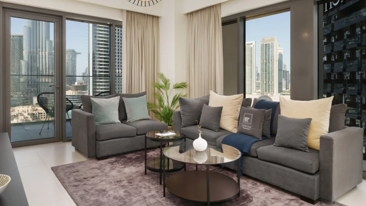 Apartamento de lujo con impresionantes vistas del Burj Khalifa
