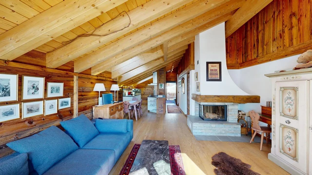 Chic Apartment mit spektakulärem Bergblick in Zermatt
