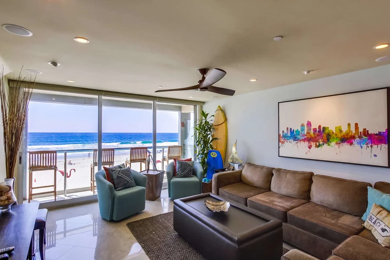Beachfront Ocean View Condo in San Diego